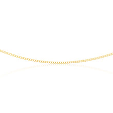 Load image into Gallery viewer, 9ct Yellow Gold 60 Gauge Curb 45cm Chain