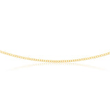 9ct Yellow Solid Gold 60 Gauge 50cm Chain