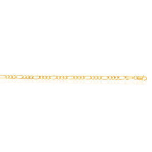 9ct Yellow Solid Gold 80 Gauge 19cm Bracelet