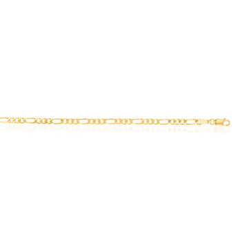 9ct Yellow Solid Gold 80 Gauge 19cm Bracelet