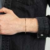 9ct Yellow Solid Gold 80 Gauge 19cm Bracelet