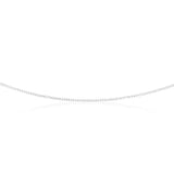 9ct White Gold 50 Gauge Tight Curb 51cm Chain