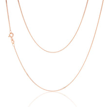 Load image into Gallery viewer, 9ct Rose Gold 31 Gauge Curb 41cm Chain