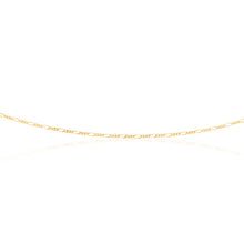 Load image into Gallery viewer, 9ct Yellow Gold 40 Gauge 1:3 Figaro 46cm Chain