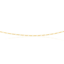Load image into Gallery viewer, 9ct Yellow Gold 40 Gauge 1:3 Figaro 51cm Chain