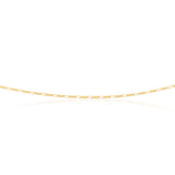 9ct Yellow Gold 40 Gauge 1:3 Figaro 51cm Chain