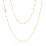 9ct Yellow Gold 40 Gauge 1:3 Figaro 56cm Chain