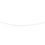 9ct White Solid Gold 15 Gauge Box 41cm Chain