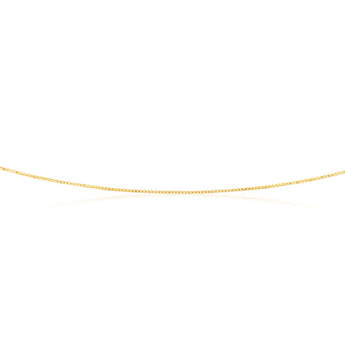 9ct Yellow Solid Gold 15 Gauge 46cm Chain