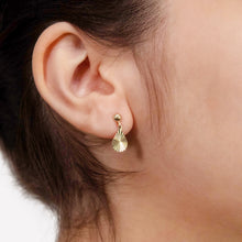 Load image into Gallery viewer, 9ct Yellow Gold Patterned Teardrop  Drop Earrings