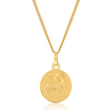 9ct Yellow Gold Zodiac Aries Pendant
