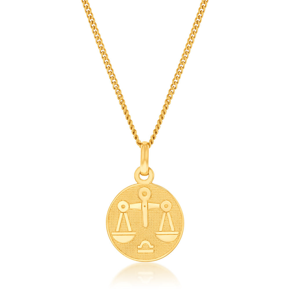 Libra pendant shop necklace gold