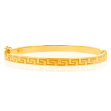 Load image into Gallery viewer, 9ct Yellow Gold Greek Baby Bangle