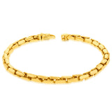 9ct Yellow Gold Fancy Heavy Chain 19cm Bracelet