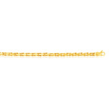 9ct Yellow Gold Fancy Heavy Chain 19cm Bracelet