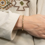 9ct Yellow Gold Fancy Heavy Chain 19cm Bracelet