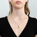 9ct Yellow Gold St Christopher Oval With Inscription On the Back Pendant