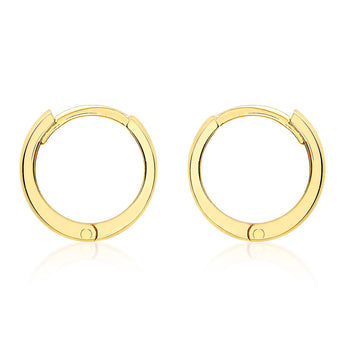 9ct Yellow Gold 8mm Polished Huggy Earrings