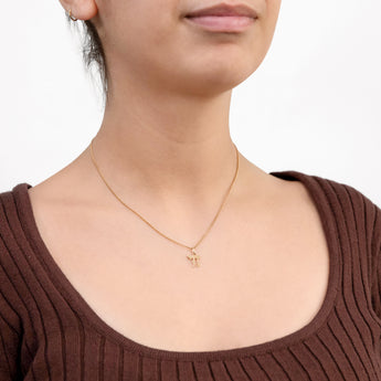 9ct Yellow Gold Small Chi/Life Pendant