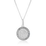 9ct White Gold St. Christopher Medal Pendant