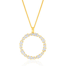Load image into Gallery viewer, 9ct Yellow Gold Diamond Cut Circle Of Life Pendant