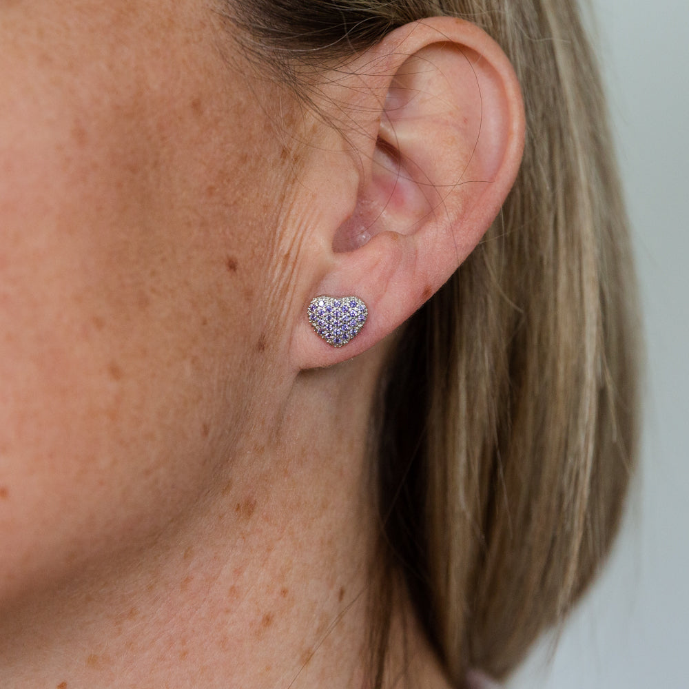 Pave earrings best sale