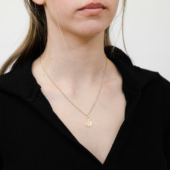 9ct Yellow Gold Allah Pendant