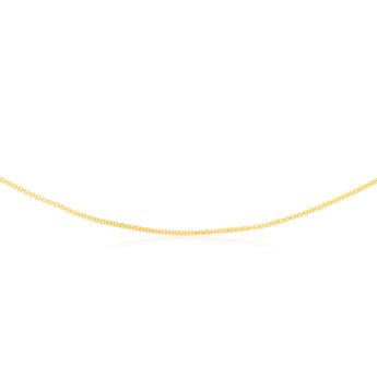 9ct Yellow Gold Fancy 45cm Chain