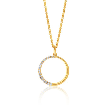 9ct Yellow Gold Circle of Life Pendant