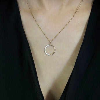 9ct Yellow Gold Circle of Life Pendant