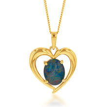 Load image into Gallery viewer, 9ct Yellow Gold 10x8mm Heart Pendant
