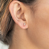 9ct Yellow Gold Thunderbolt Studs