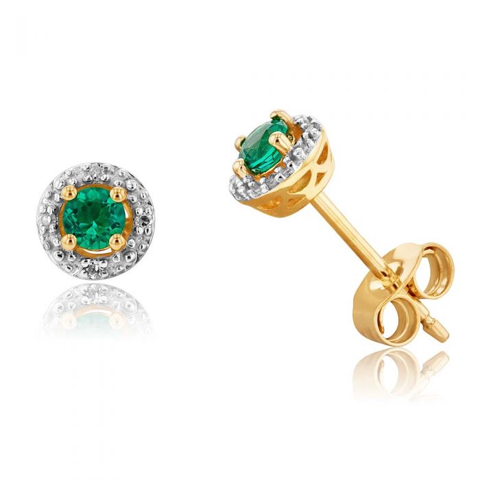 Emerald on sale earrings tanishq