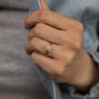Cubic Zirconia Ring in 9ct Yellow Gold