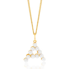 Load image into Gallery viewer, 9ct Yellow Gold Fresh Water Pearl Mini Initial &quot;A&quot; Pendant