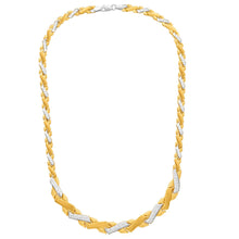 Load image into Gallery viewer, 9ct Yellow Gold Silver Filled 45cm Fancy Chain
