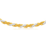 9ct Yellow Gold Silver Filled 45cm Fancy Chain