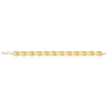 Load image into Gallery viewer, 9ct Yellow Gold Silver Filled Lovely Fancy 19cm Bracelet