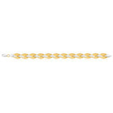9ct Yellow Gold Silver Filled Lovely Fancy 19cm Bracelet
