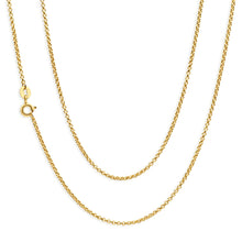 Load image into Gallery viewer, 9ct Charming Yellow Gold Silver Filled Belcher Chain