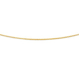 9ct Charming Yellow Gold Silver Filled Belcher Chain