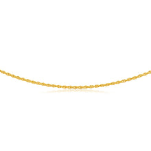Load image into Gallery viewer, 9ct Yellow Gold Silver Filled Rope Chain