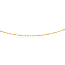 Load image into Gallery viewer, 9ct Yellow Gold Silver Filled Singapore 45cm Chain30 Gauge