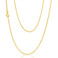 Load image into Gallery viewer, 9ct Yellow Gold Silver Filled Chain