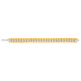 9ct Yellow Gold Silver Filled 19cm Fancy Bracelet
