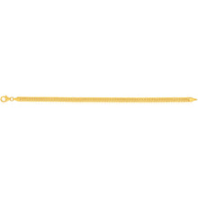 Load image into Gallery viewer, 9ct Yellow Gold Silver Filled 19cm Delicate Fancy Bracelet