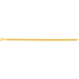 9ct Yellow Gold Silver Filled 19cm Delicate Fancy Bracelet