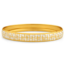 Load image into Gallery viewer, 9ct Charming Yellow Gold Silver Filled Bangle