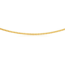 Load image into Gallery viewer, 9ct Yellow Gold Silver Filled Box link 40gauge 45cm chain