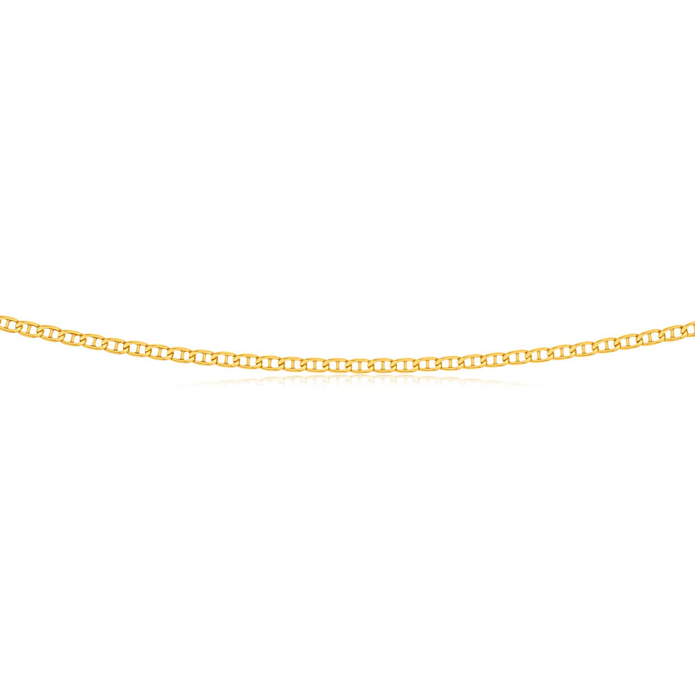 9ct Superb Yellow Gold Silver Filled Anchor Chain